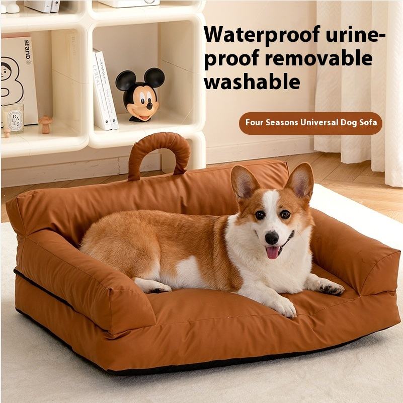 Waterproof removable washable dog bed